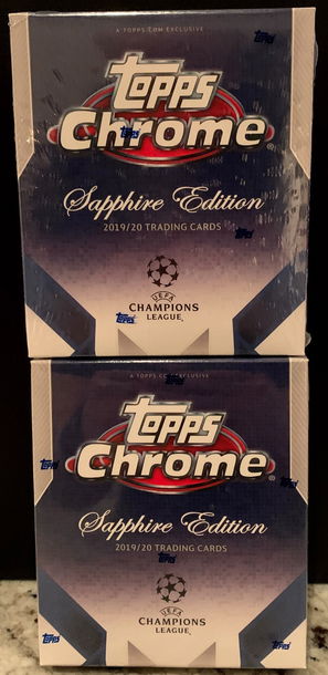 UEFA Topps Chrome Champions League Sapphire x2
