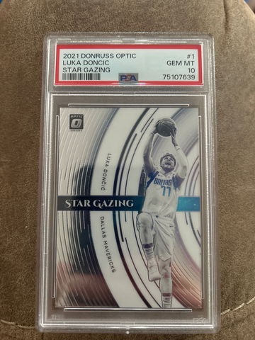 2021 Donruss Optic #1 Luka Doncic Star Gazing PSA 10