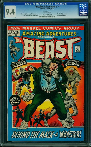 AMAZING ADVENTURES #14, CGC 9.4 NM