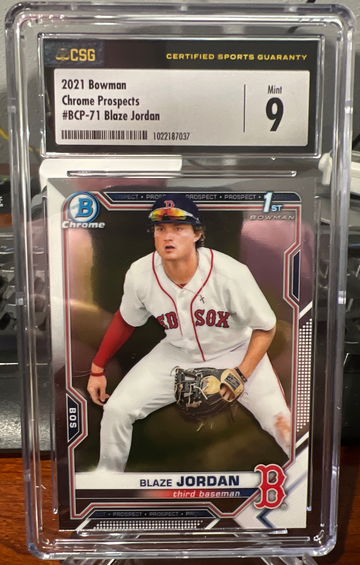 2021 Bowman Chrome Prospects 71 Blaze Jordan
