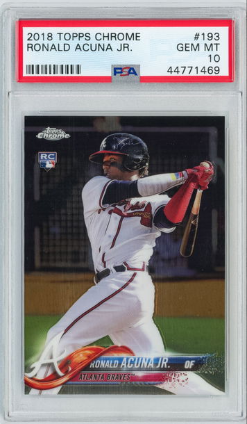 2018 Topps Chrome Ronald Acuna Jr.