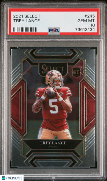 Trey Lance 2021 Panini Select #245 PSA 10