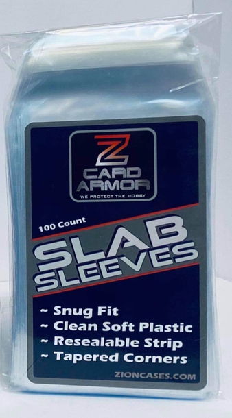Zion Card Armor Fitted PSA Graded Card Sleeves **100 sleeves Per Pack **