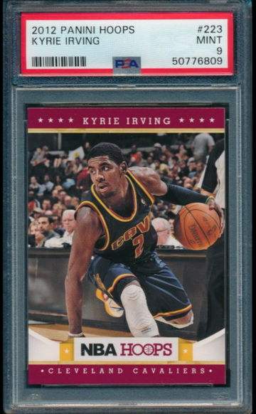 2012 Panini Hoops Basketball Kyrie Irving ROOKIE #223 PSA 9 NETS MINT