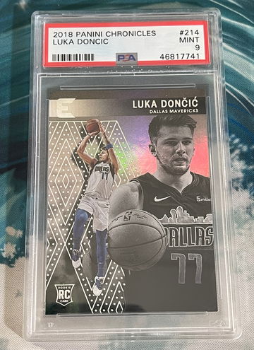 2018 Luka Doncic Chronicles Essentials PSA 9