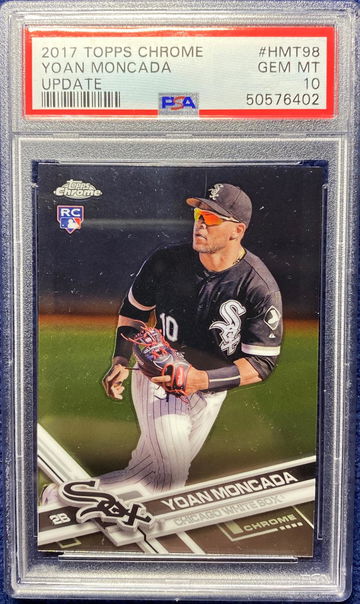 2017 Topps Chrome Yoan Moncada Update