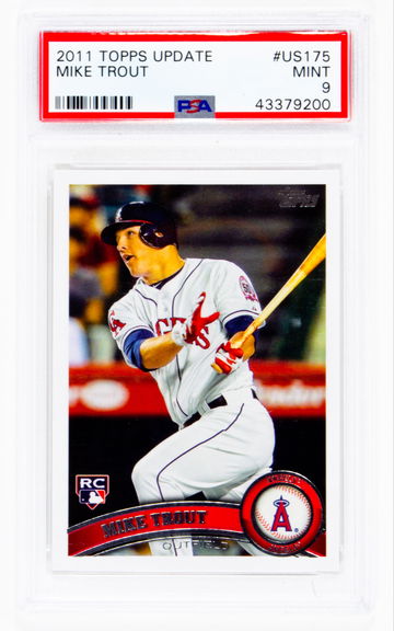 2011 Topps Update Mike Trout US175 PSA 9