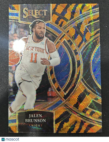 2024 Panini Select Basketball Jalen Brunson #194 Tiger Stripe