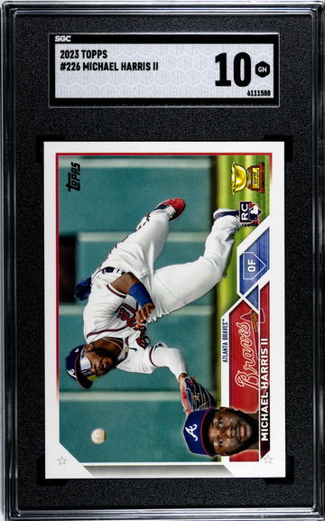 2023 Topps #226 Michael Harris II Atlanta Braves Rookie RC SGC 10