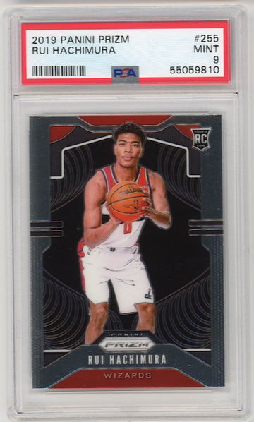 Rui Hachimura 2019 Prizm PSA 9 Rookie