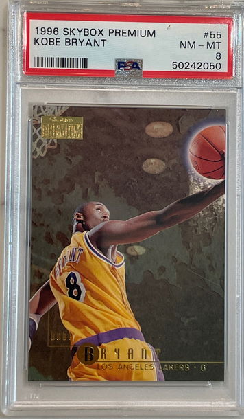 1996 Skybox Premium #55 KOBE BRYANT  PSA 8