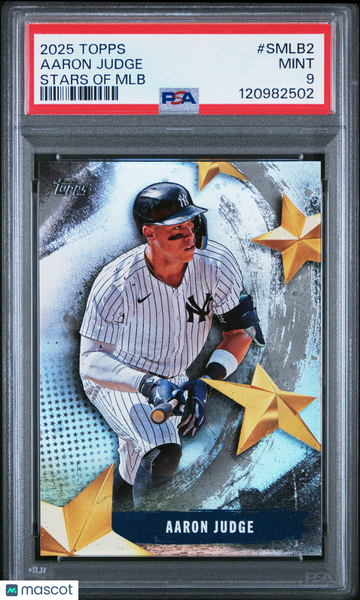 2025 Topps Stars Of MLB Aaron Judge #SMLB2 PSA 9