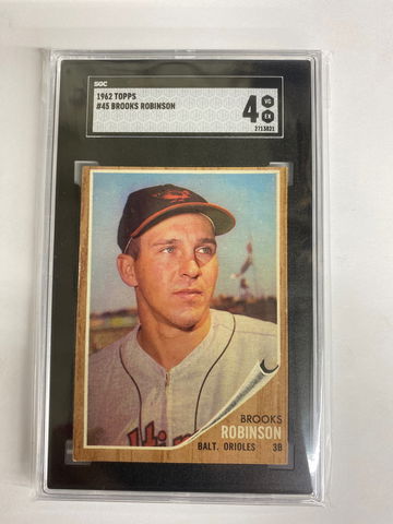 1962 Topps #45 Brooks Robinson 
