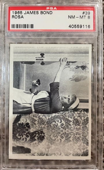 1965 James Bond Gilrose PSA 8 #39
