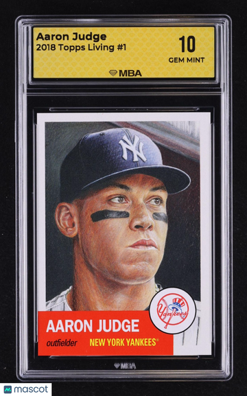 2018 Topps Living Aaron Judge #1 MBA 10