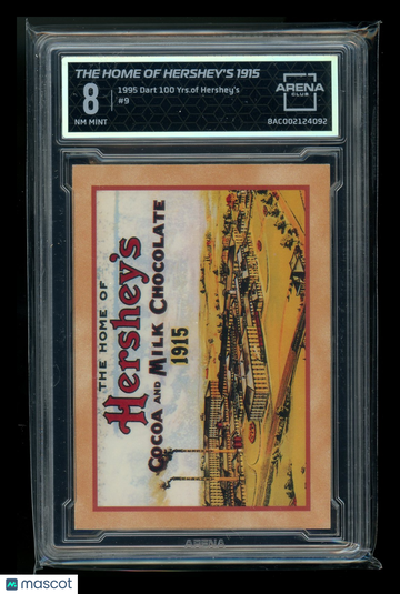 1995 Dart 100 Yrs of Hershey's The Home of Hersey's 1915 #9 Arena Club 8