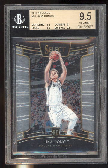2018-19 Select Luka Doncic BGS 9.5