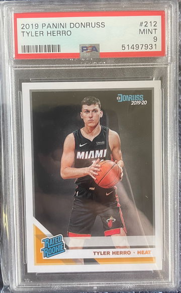 2019 Panini Donruss Tyler Herro PSA 9