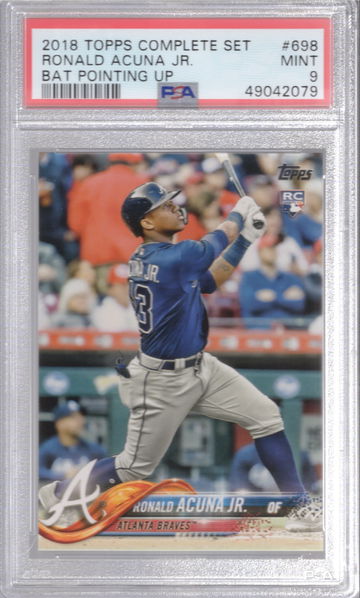 2018 Topps Complete Set Ronald Acuna Jr #698