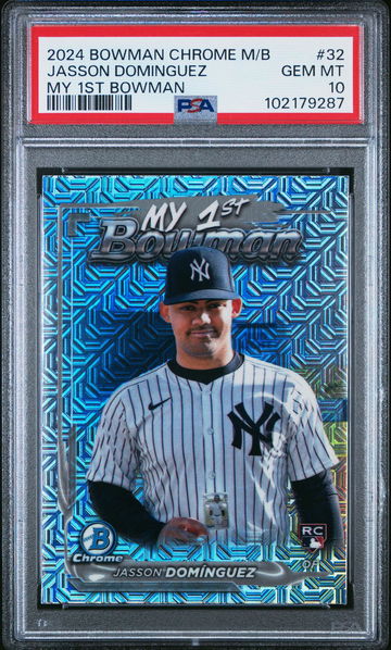 2024 Bowman Chrome Mega Box My 1st Bowman Jasson Dominguez #32 PSA 10