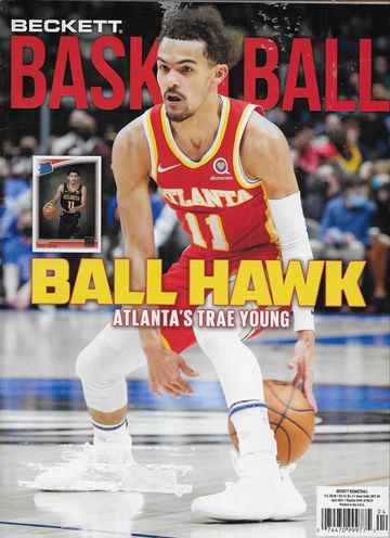 Beckett Basketball Card Monthly Price Guide Magazine April 2022 Trae Young Atlanta Hawks