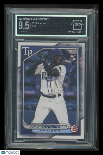 2024 Bowman Junior Caminero #20 RC Arena Club 9.5
