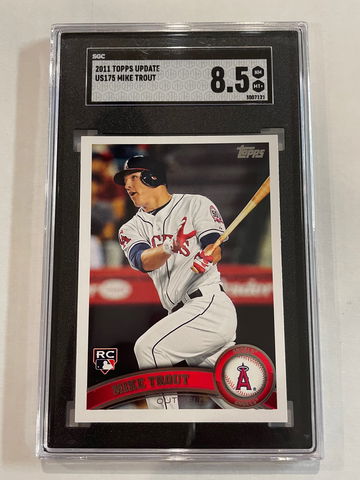2011 Topps Update Mike Trout SGC 8.5