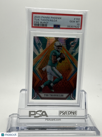 2020 Panini Phoenix Football Tua Tagovailoa #102 PSA 10 55307522