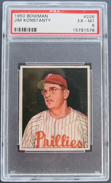 1950 Bowman 226/Konstanty rookie