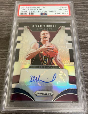 Dylan Windler Prizm Silver Auto PSA 10