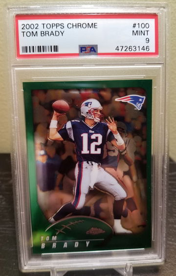 Tom Brady 2002 topps chrome 