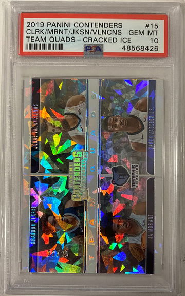2019 contenders team quads cracked ice grizzlies Clarke morant valanciunas jjj 22/25 pop 4