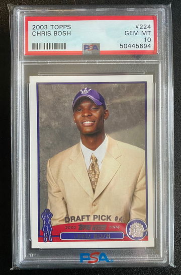2003 Topps Chris Bosh #224 PSA 10