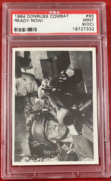 1964 Donruss Combat READY NOW! #95 PSA 9 (OC) Military War Card