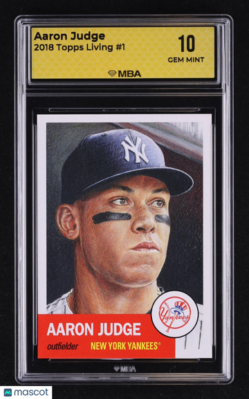 2018 Topps Living Aaron Judge #1 MBA 10