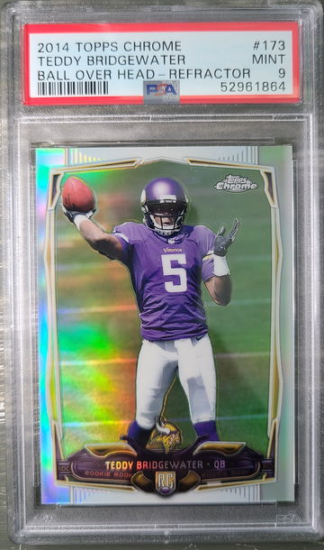 2004 Topps Chrome Teddy Bridgewater Refractor PSA 9
