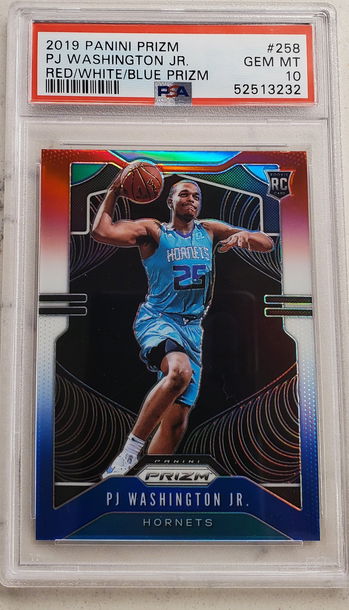 2019-20 PJ Washington Prizm Red White Blue 