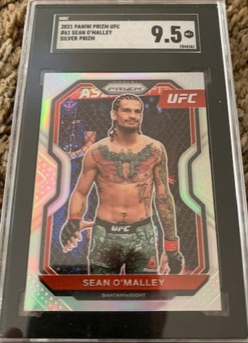 2021 Panini Prizm UFC Silver Holo Sean O'Malley - SGC 9.5 Mint