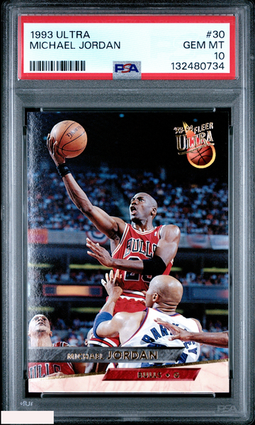 1993 ULTRA MICHAEL JORDAN #30 CHICAGO BULLS HOF PSA 10 GEM MT