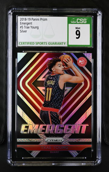 2018 TRAE YOUNG SILVER EMERGENT