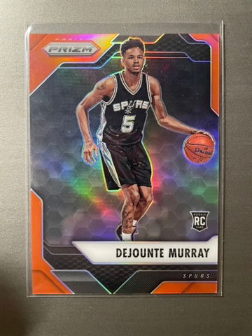2016-17 Prizm Orange RARE /49 Dejounte Murray Rookie Card