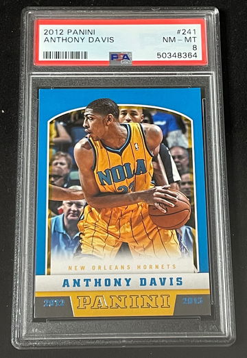 2012-13 Panini Anthony Davis PSA 8 #241 rookie card