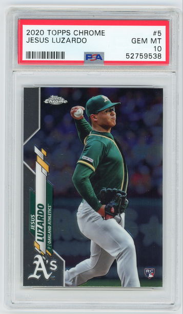 2020 Topps Chrome Jesus Luzardo