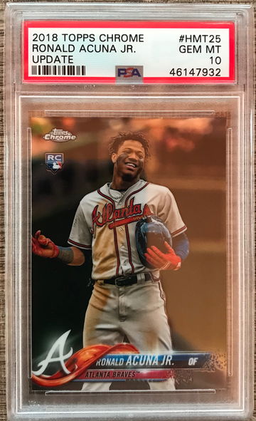 2018 Ronald Acuna jr. RC PSA 10