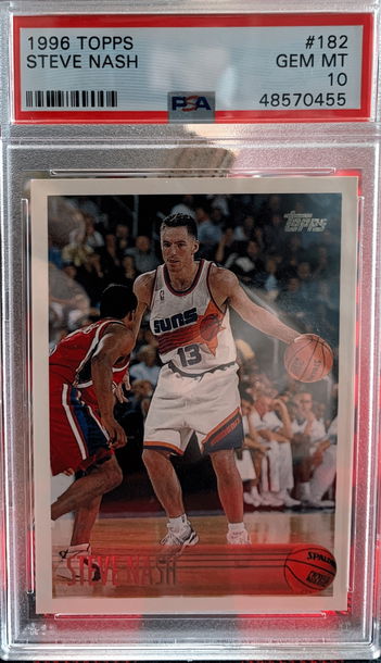 Steve Nash 1996 Topps Rookie