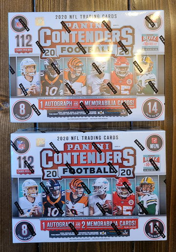(2) 2020 Panini Contenders Football Mega Boxes