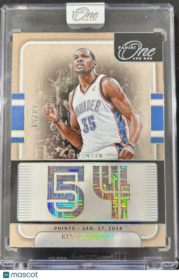 2025 Panini One and One Basketball Kevin Durant #14