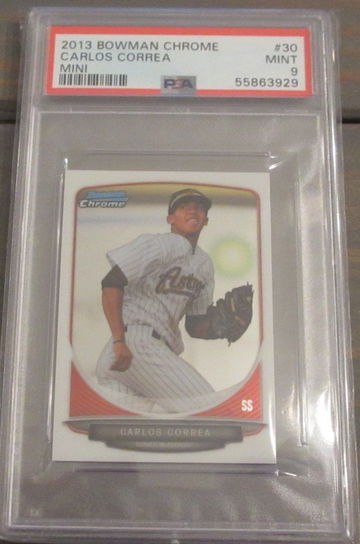 Carlos Correa 2013 Bowman Chrome Mini #30 PSA 9