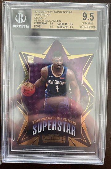 Zion Williamson Contenders BGS 9.5