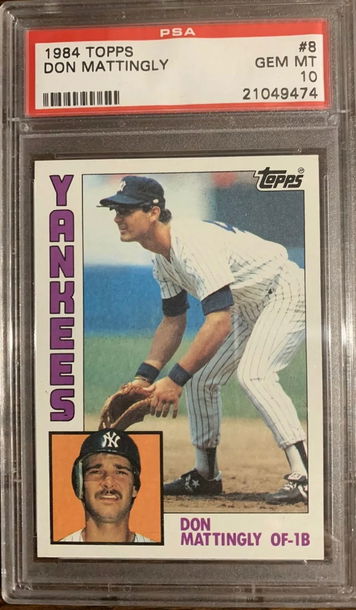 DON MATTINGLY 1984 TOPPS RC PSA 10 
